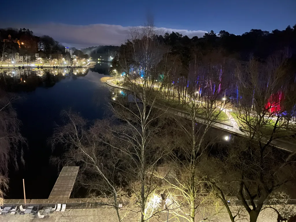 Уютная квартира с видом на озеро и сосновый лес