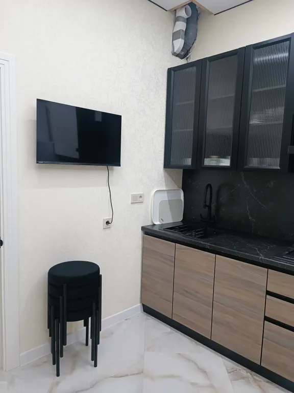 1комнатная квартира 38 квадратных в 7 минутах от моря для 4х гостей