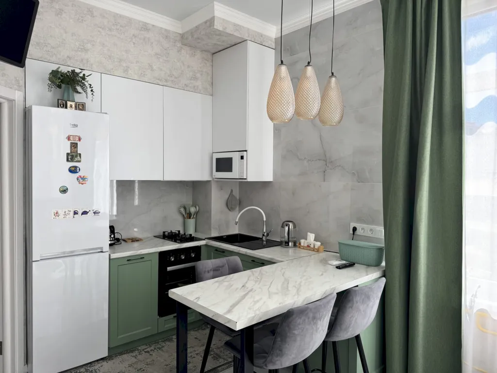 Квартира Квартира у моря с балконом и парковкой - ЖК Черноморский — Геленджик