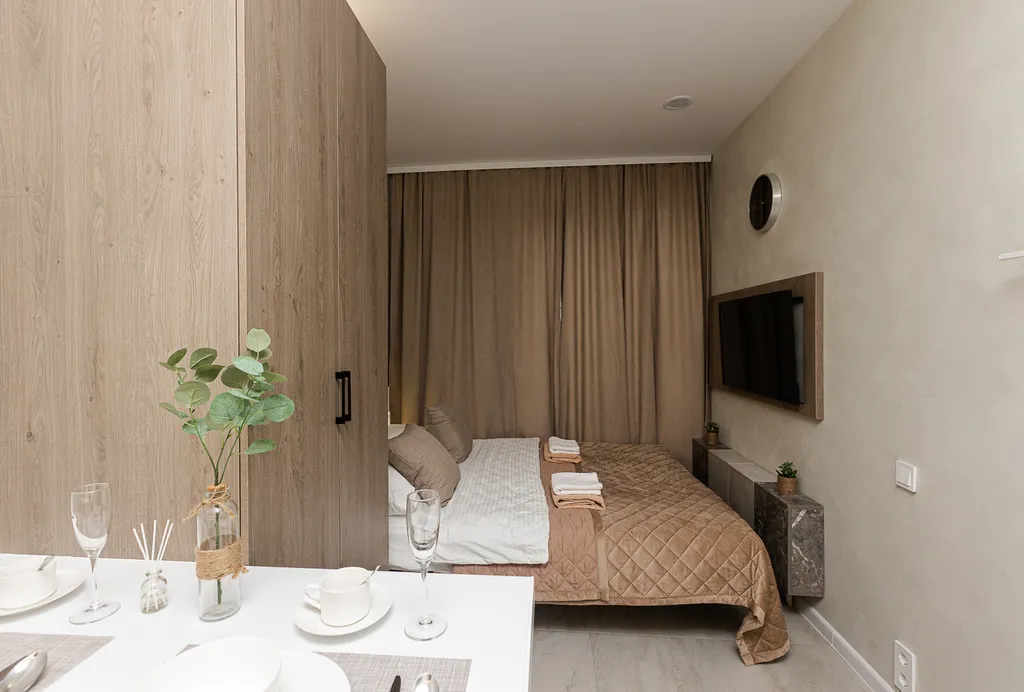 Квартира Уютная студия рядом с лесопарком — аренда посуточно в Москва