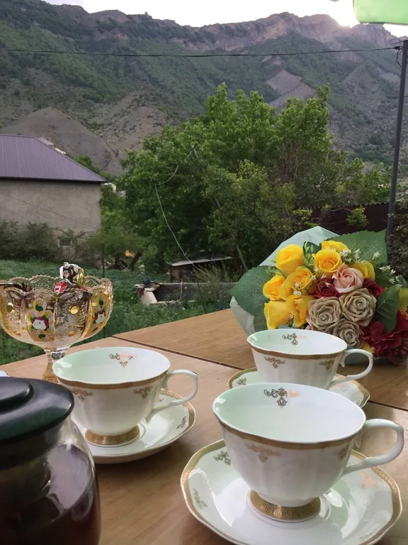 Большой уютный дом с видом на горы