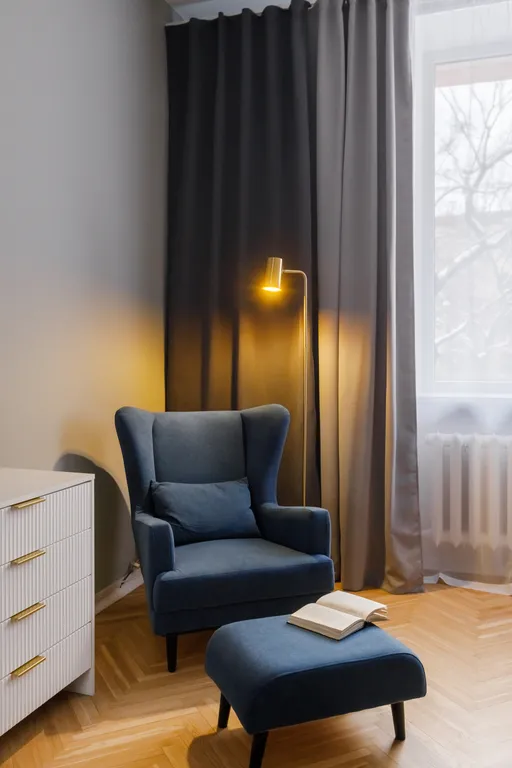 Квартира Сталинская трехкомнатная квартира Синий Кит — Москва