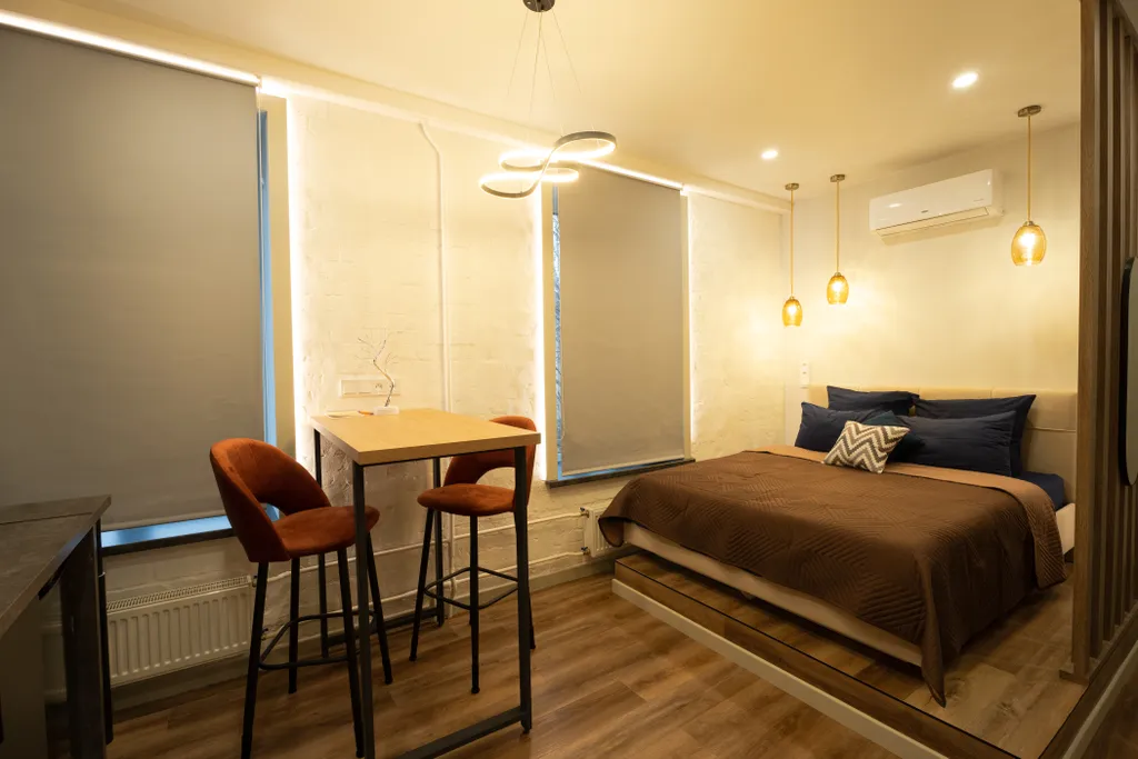 Апартаменты Сити в стиле Лофт в центре города