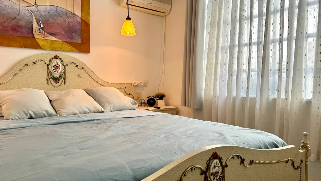 Винтажная квартира с отдельным входом и с большой зоной для барбекю