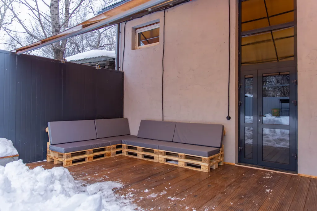 Квартира с хамамом и зоной для барбекю