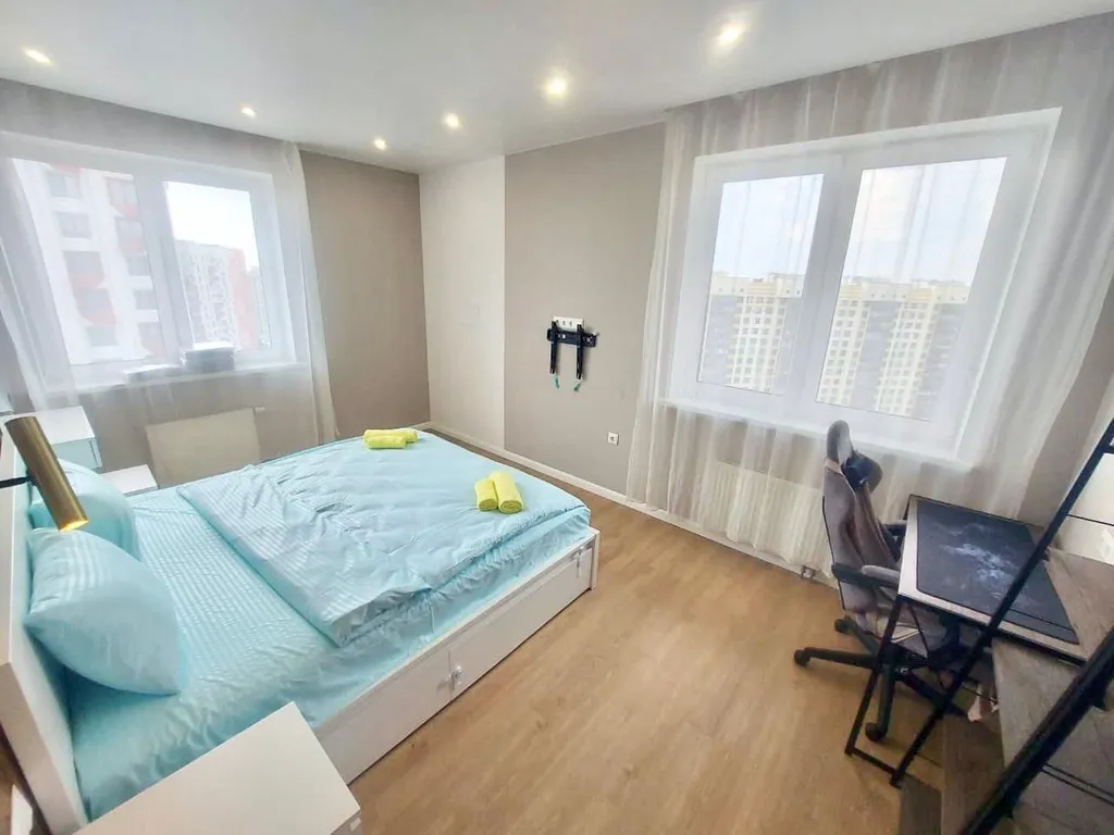 Просторная видовая 3-комнатная квартира на 22 этаже — аренда посуточно в Внуково