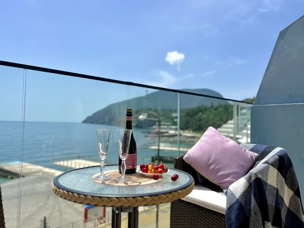 Уютная студия на берегу моря