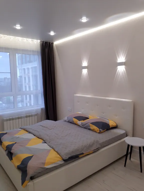 1-комнатная евродвушка огромная, 2 кровати, раскладной диван