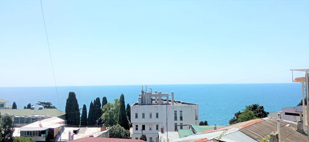 Квартира с видом на море для семьи в 5-6 минутах от пляжа