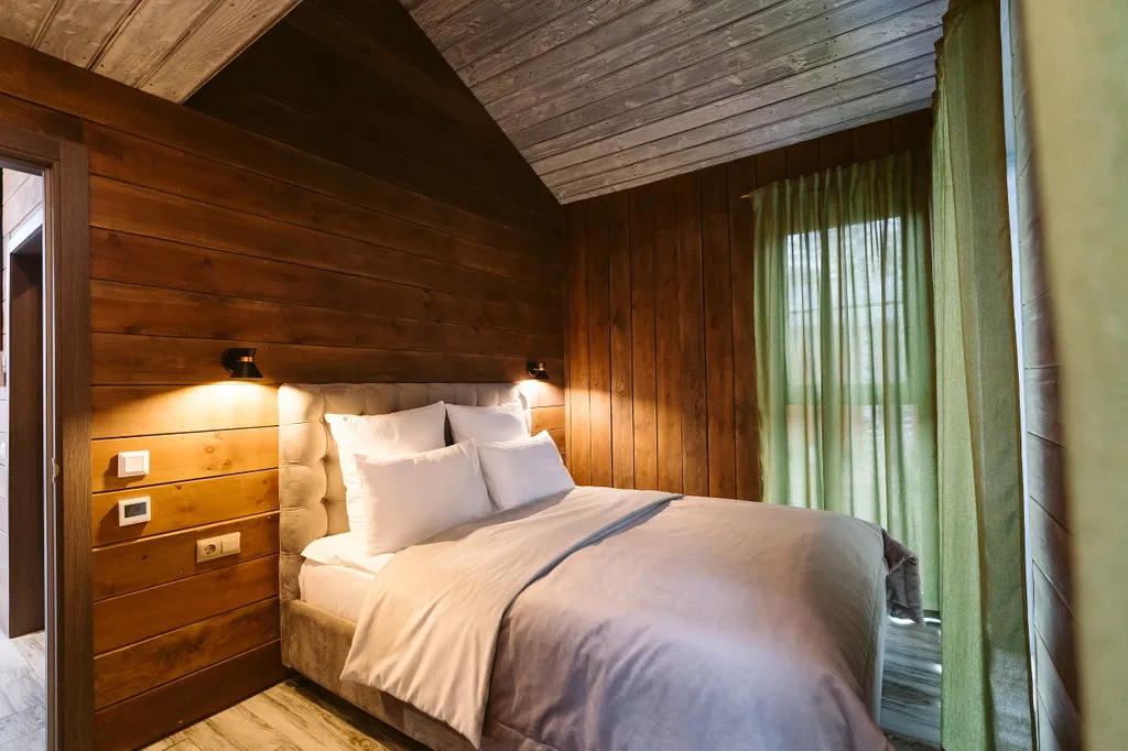 Домик с камином и кондиционером