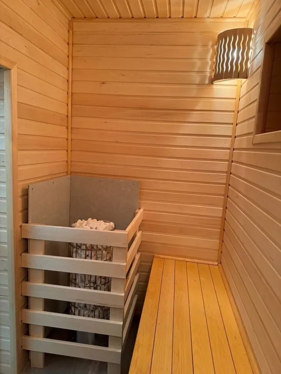 Новый дом в лесу с сауной и сибирским чаном