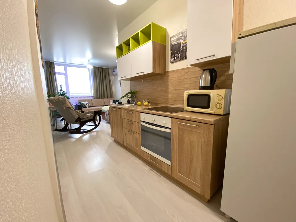 Светлая студия в новом ЖК у парка Молодёжный