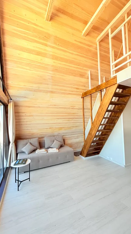 Дома А-фрейм на Ольхоне с видом на Байкал!