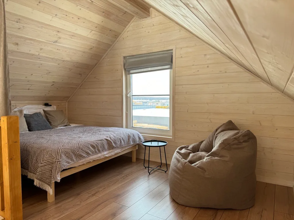 Уютный дом в стиле Барнхаус с чаном у леса, у нас есть баня.