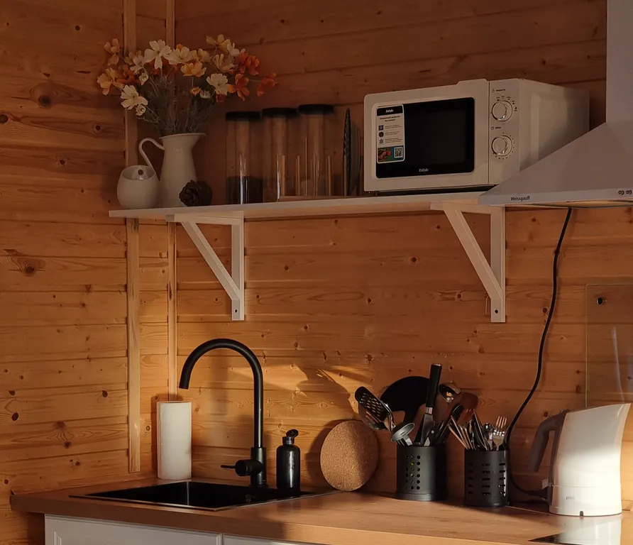 Просторный домик вблизи леса с баней