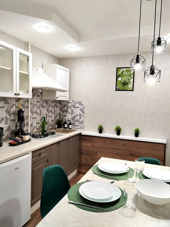 Стильная квартира с дизайнерским ремонтом курортный стиль в центре