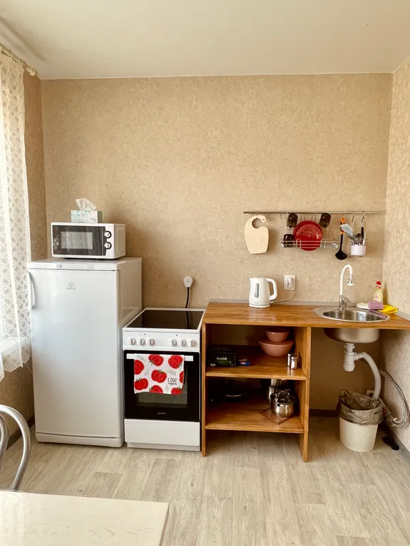 1-комнатная квартира с видом на действующий вулкан