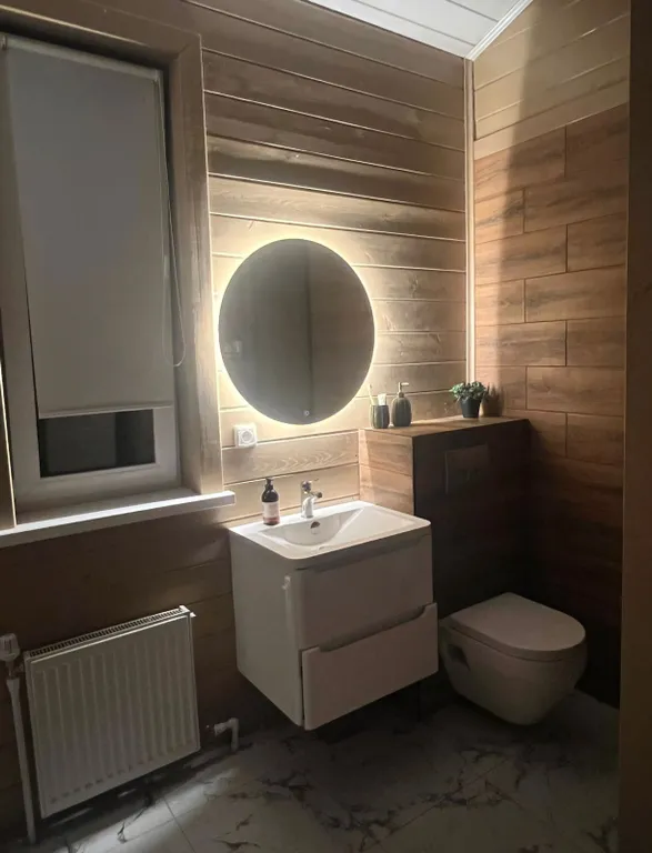 Просторный дом с баней и чаном