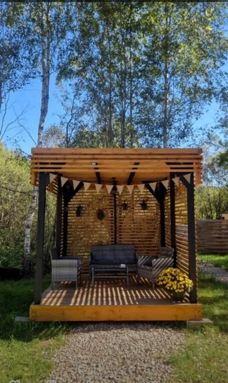 Дом в стиле a-frame в лесу в 10 км от Смоленска рядом с р. Днепр