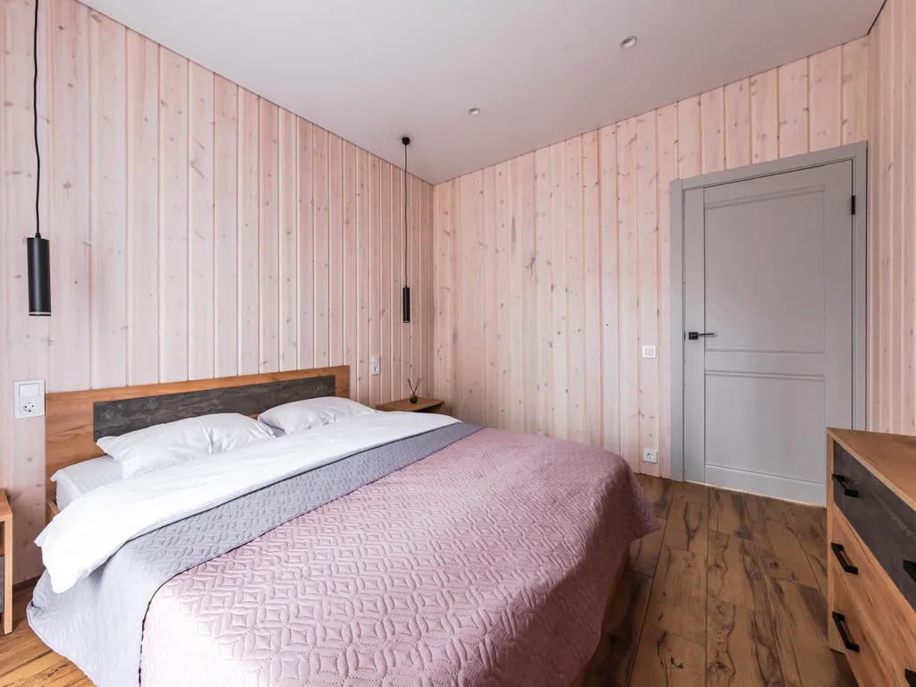 Новый современный дом с просторной кухней-гостиной