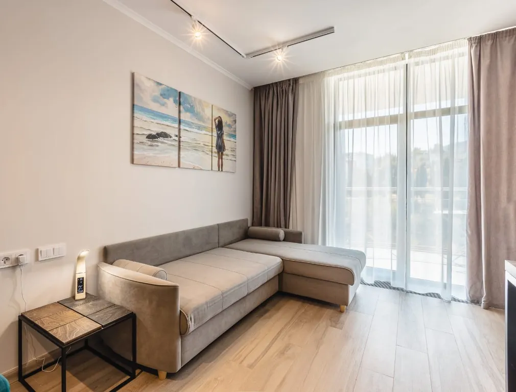 Уютные апартаменты, корпус Грибоедов, вид море/горы