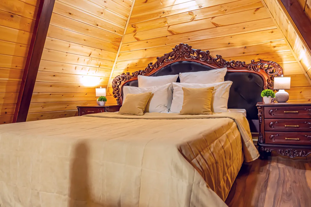 Аутентичный коттедж с балконом