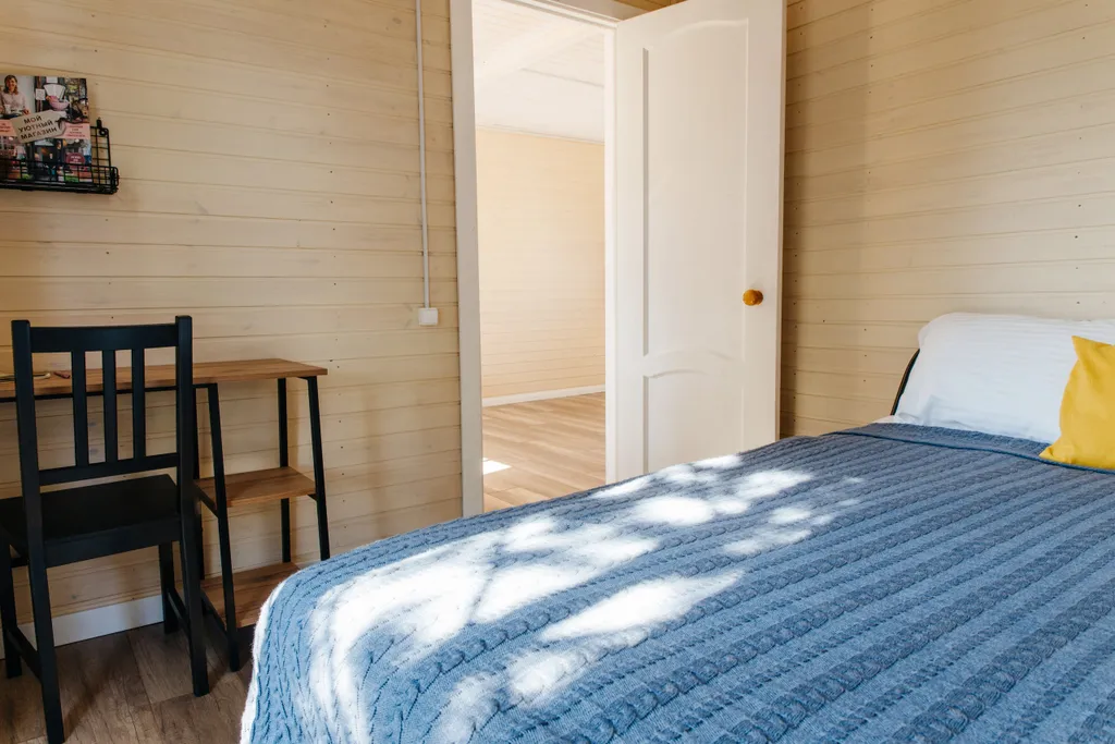 Большой дом с душой у соснового леса