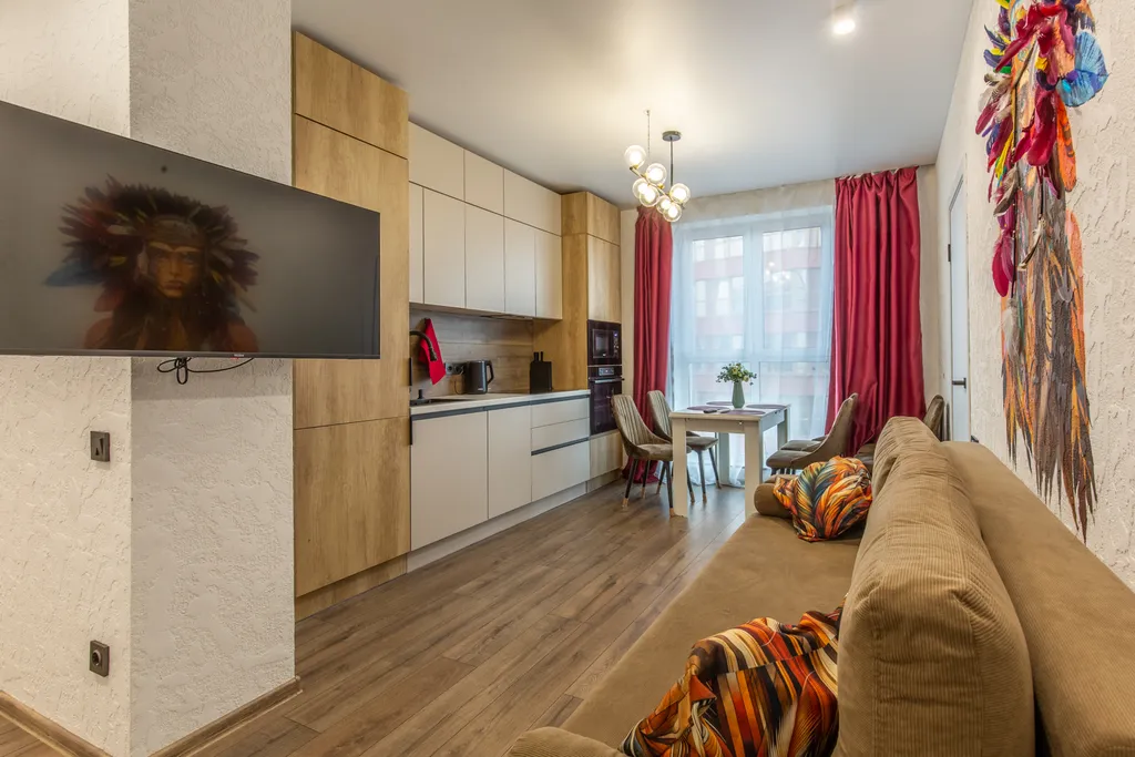 Стильная, уютная Евро4ка в новом современном ЖК