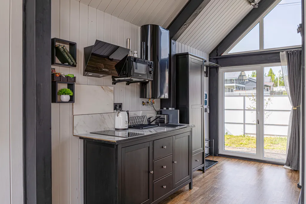 Коттедж Современный загородный дом в стиле барнхаус — Иннолово