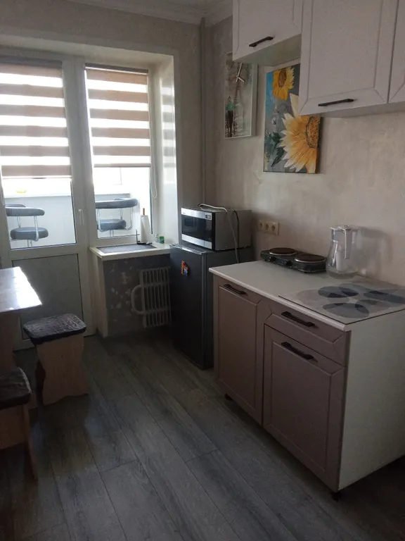 Студия с красивым видом