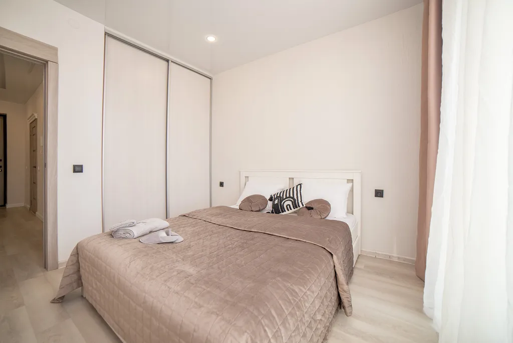 Евродвухкомнатная квартира на Чкалова 18 для 4 гостей