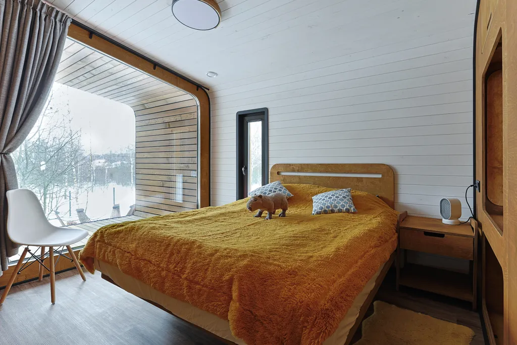 Коттедж Дизайнерский коттедж Бари с уличной купелью Фурако возле леса — Истра