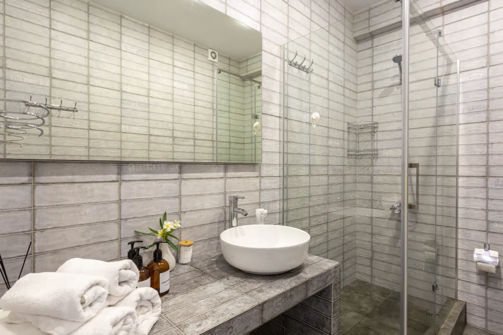 Квартира с балконом и видом на гору