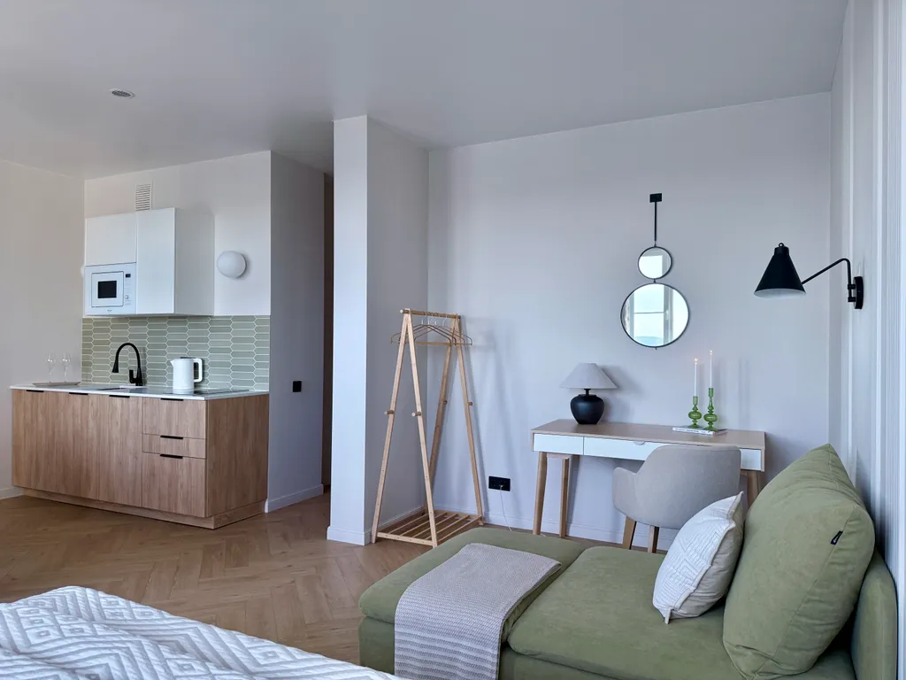 Студия мечты с панорамным видом на Волгу и горы