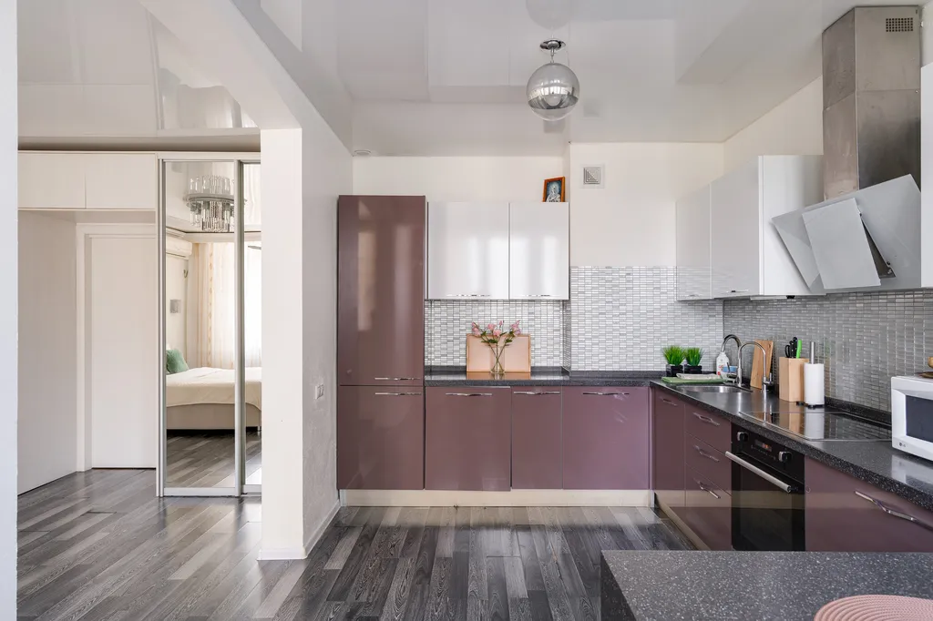 Однокомнатная квартира с камином