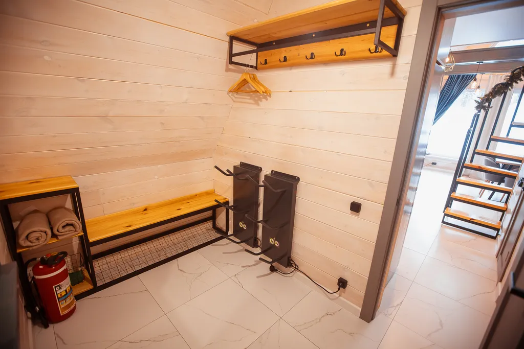 Уютный домик в стиле Афрейм с видом на горы