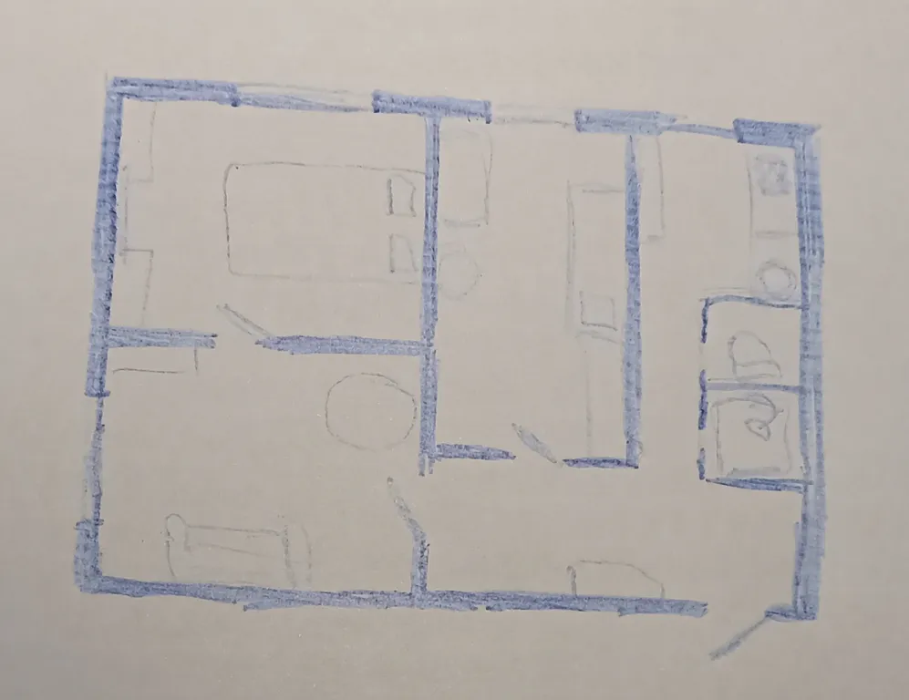 Квартирка в селе на М4