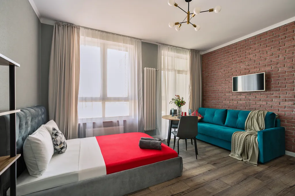 Квартира MaxRealty24 Стильнaя комфортная студия бизнec-клaсса в ЖК Огни-2 — аренда посуточно в Москва