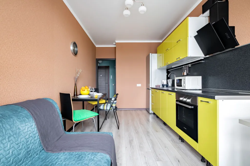 Квартира Стильная квартира для 6 гостей | жк «большой» | smart tv, балкон — Краснодар