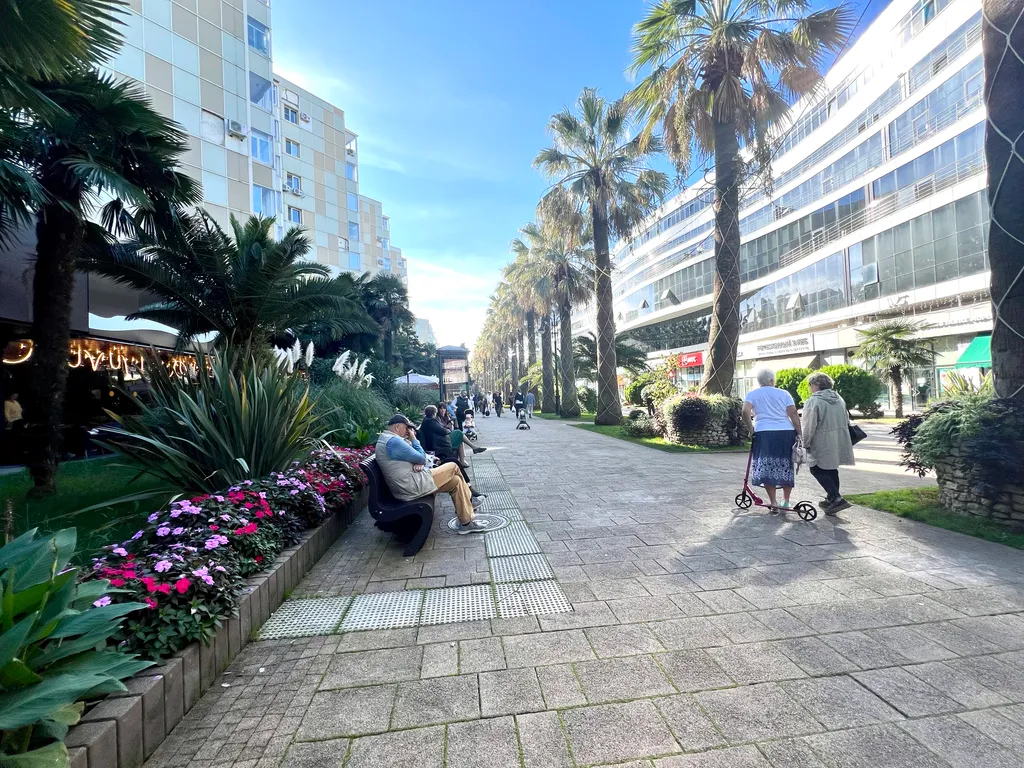 Квартира с видом на местный Променад