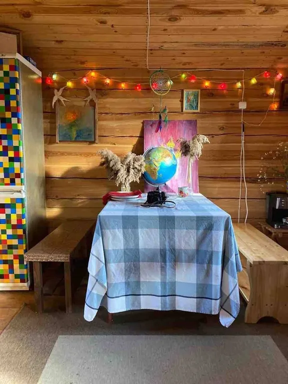 Дом с сауной и мангалом