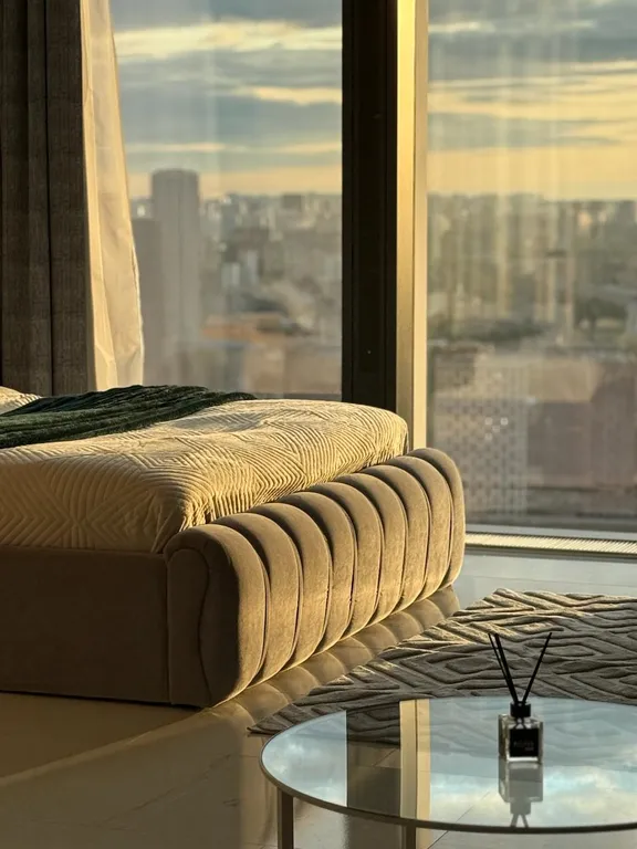 Квартира Квартира Sky City Moscow Уютная студия с Аэрохоккеем в Москва Сити. — Москва