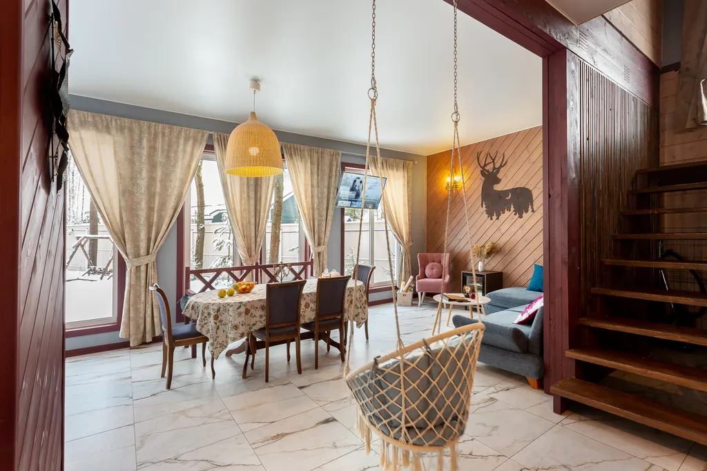 Коттедж Дом с баней и чаном в лесном участке на полуострове Истринского водохр — Логиново