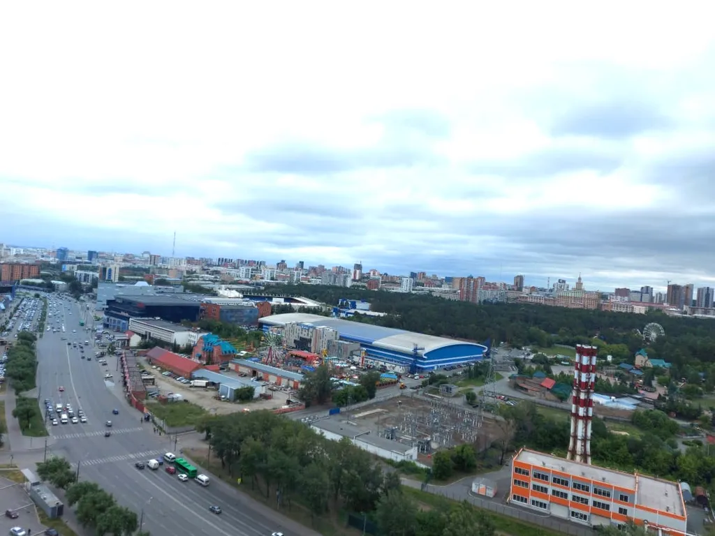 Квартира с панорамным видом на центральную часть города