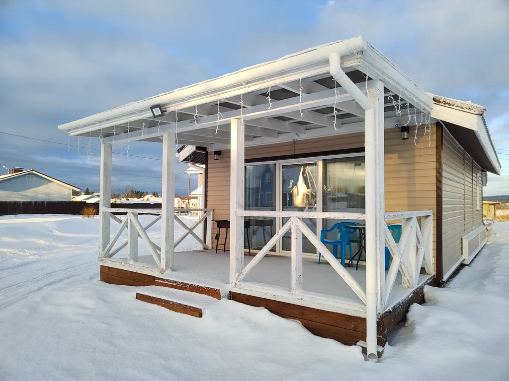 Уютный гостевой домик с террасой