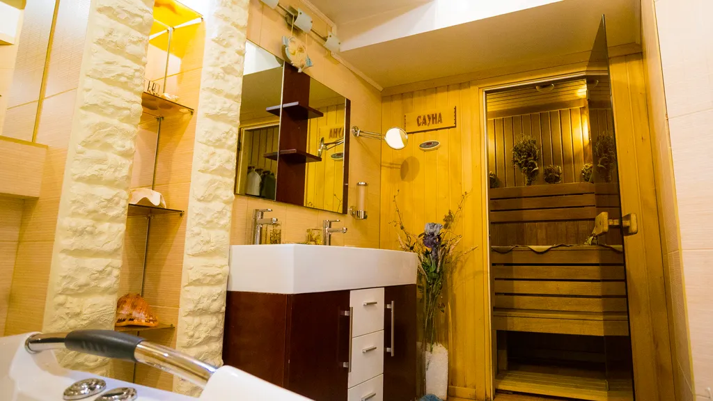 Центр города в 5 минутах езды, размещение 12 чел, кондиционер, сауна