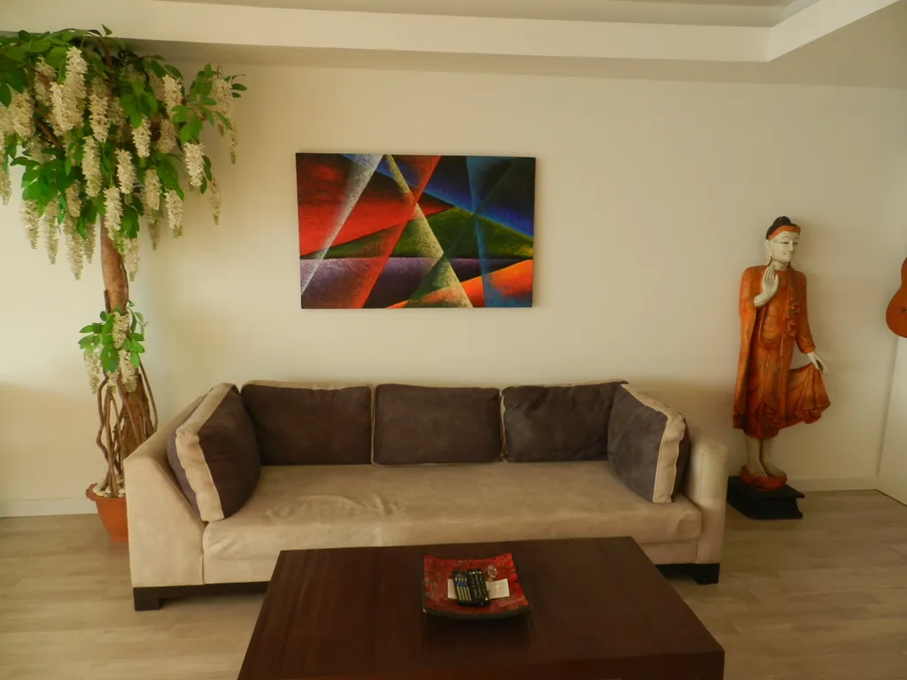 Апартаменты с 1 спальней и гостиной фронтальный вид на море