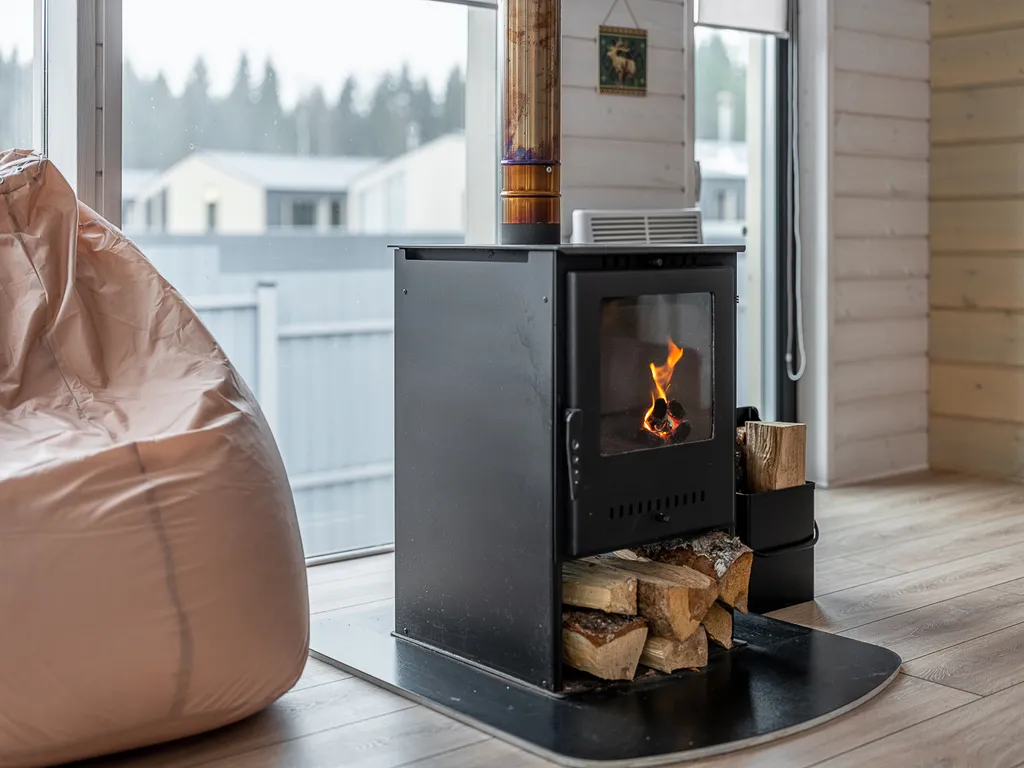 Семейный дом с камином