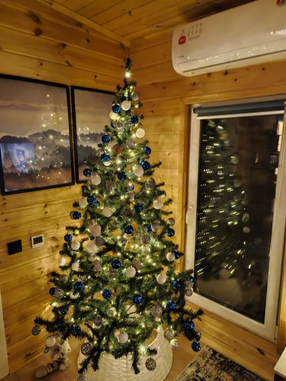 Домик, чан, баня в сосновом лесу, закрытая территория