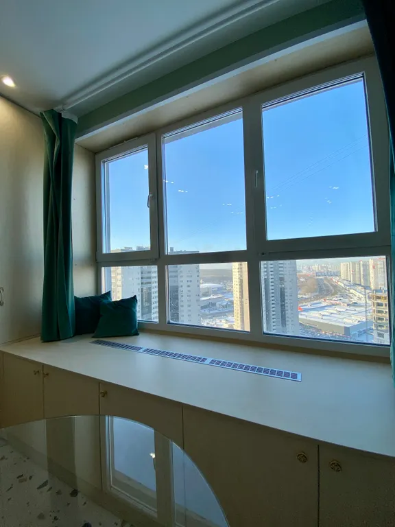 Студия в центре города с прекрасным видом на город